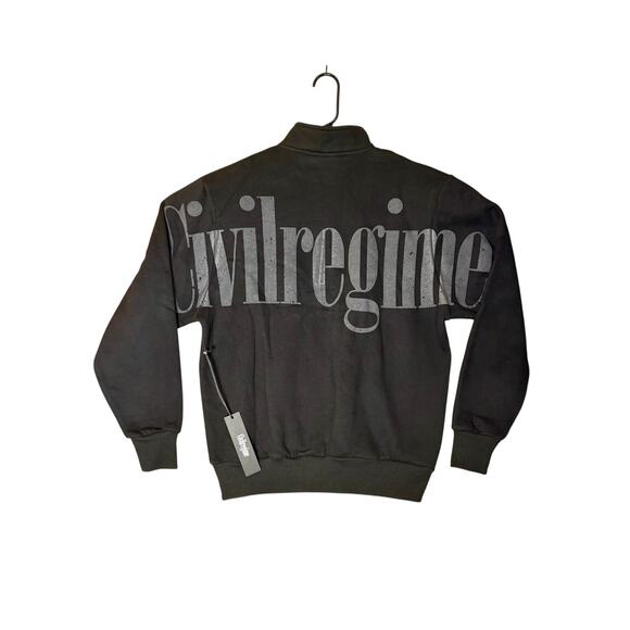 Civil Regime Other - NWT - Civil Regime Black Quarter Zip Pullover - Size Medium